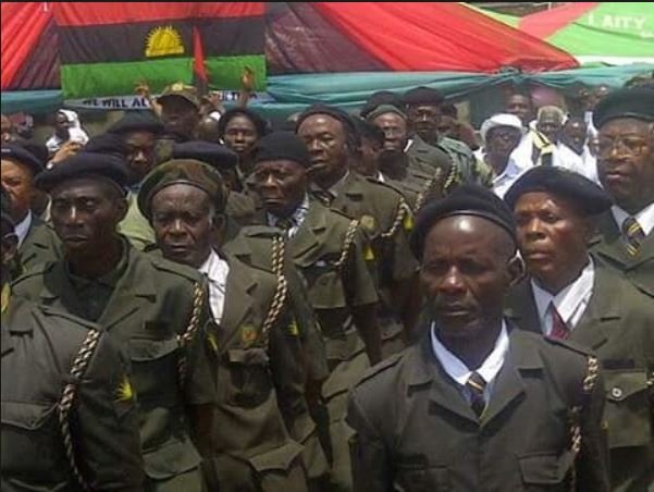 FILE PHOTO: Ex-Biafran soldiers