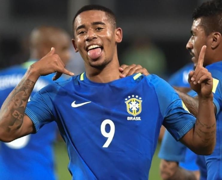 Gabriel Jesus starred for Brazil scoring one and creating another