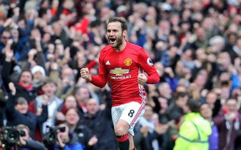 Juan Mata scored Manchester United's only goal