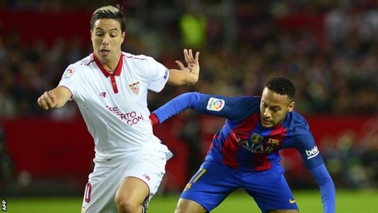 Samir Nasri has been in fine form since joining Sevilla on loan Photo: AFP