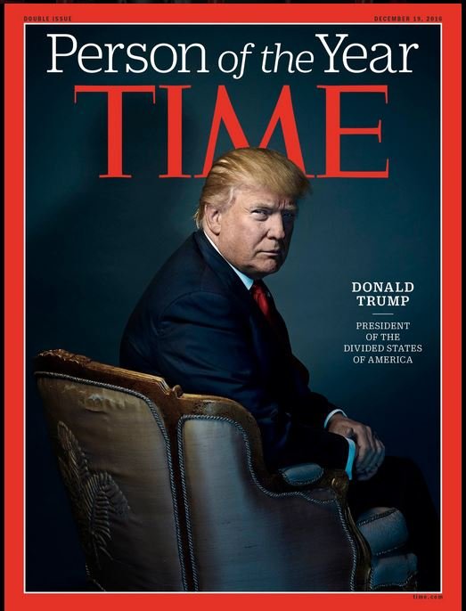 Donald Trump has been named Person of the Year by Time