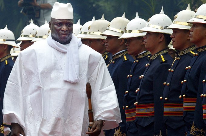 President Yahya Jammeh took power in a 1994 coup