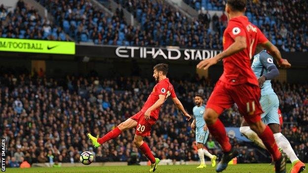 Adam Lallana could have netted the winner for Liverpool - but missed the ball from six yards out on 81 minutes