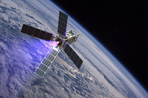 Nano satellite in space