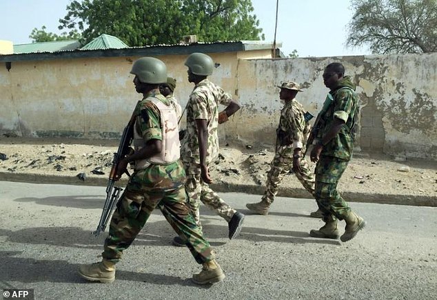 Nigerian soldiers in Yobe state, one of the worst-hit in the country's eight-year Boko Haram Islamist insurgency