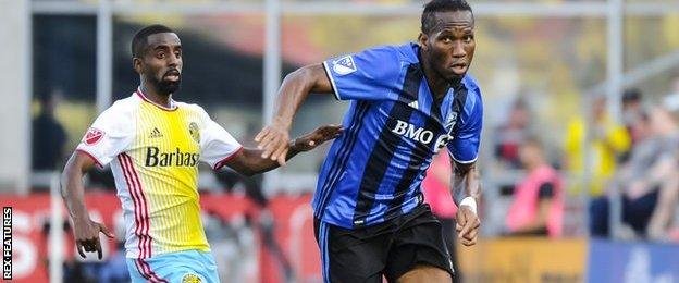 Drogba last played for Montreal Impact in Major League Soccer
