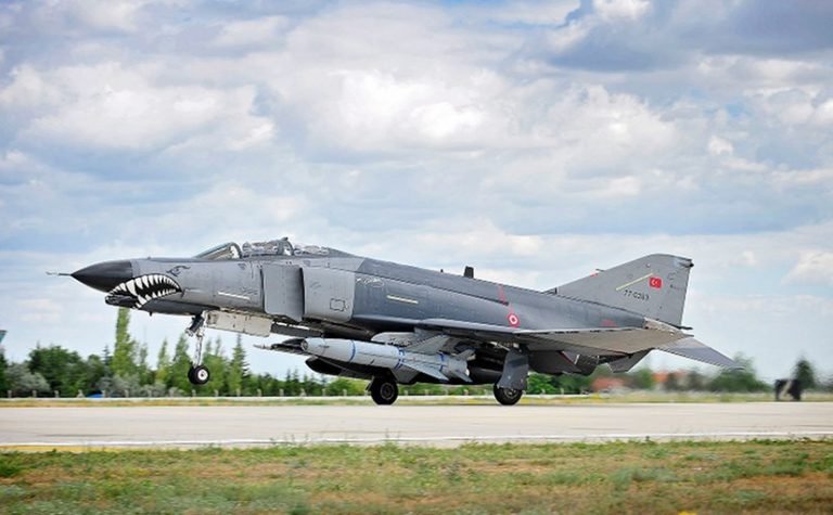 Turkey Air Force F-4E 2020 Terminator at the 3rd Air Force Base in Konya. 