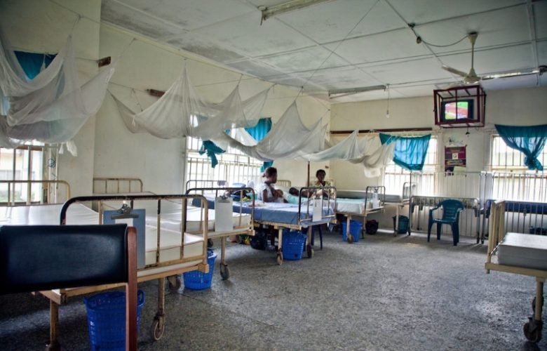 Children ward at a Nigerian General Hospital