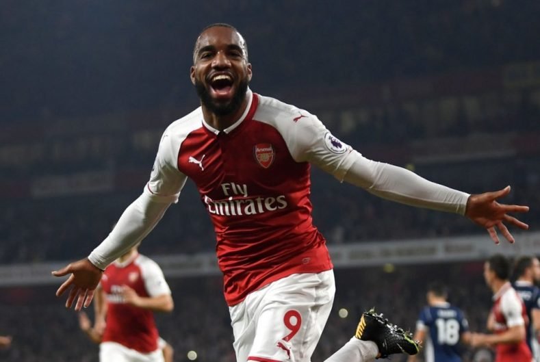 Alexandre Lacazette has scord 4 goals in 3 home games for Arsenal