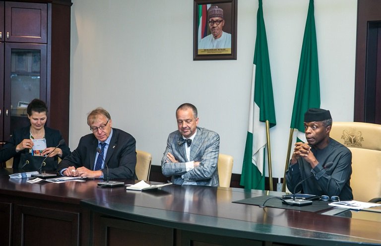 VP meets with Delegations of German Industry & Commerce, Abuja by Novo Isioro