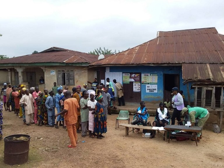 Accreditation and voting ongoing in most local government areas in Ekiti state