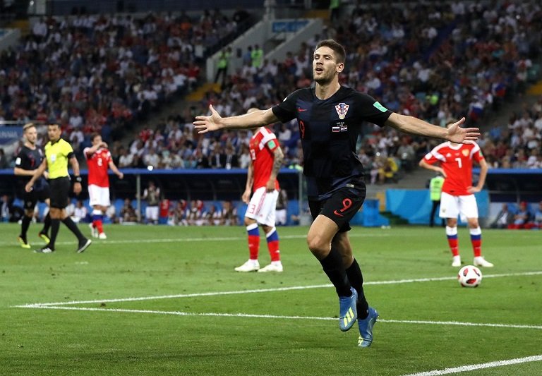 Andrej Kramaric is the seventh different player to score for Croatia at the 2018 World Cup