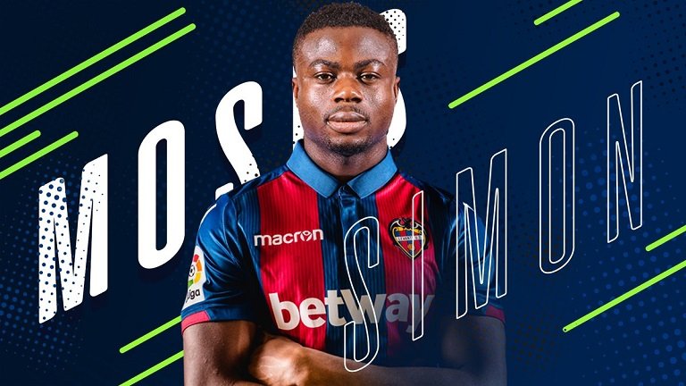 Moses Simon has signed a five-year deal with La Liga side Levante