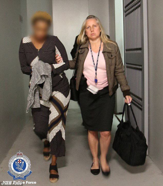 Harriette Bangura (left), 36, who is accused of working with Mr Oluwafemi, was arrested by the strike force on September 4