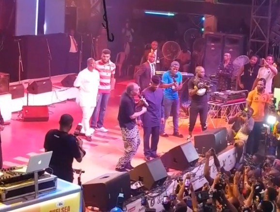 Femi Kuti and Vice President Yemi Osinbajo