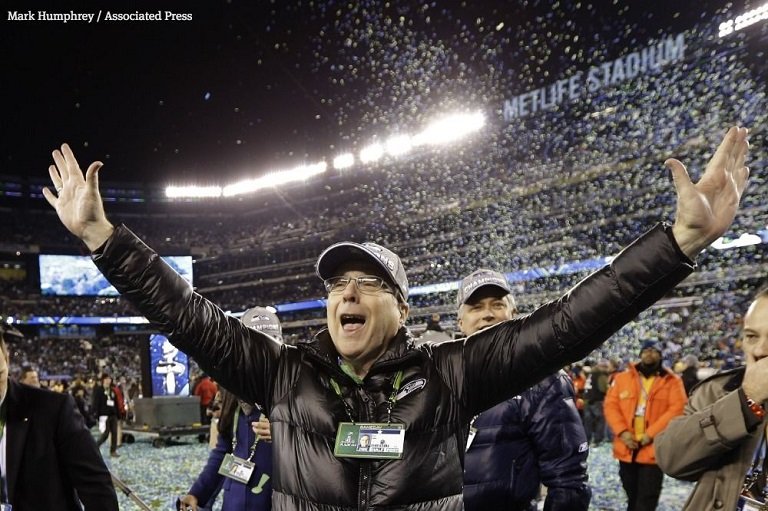 Paul Allen owned the Seattle Seahawks who won the Superbowl in 2013