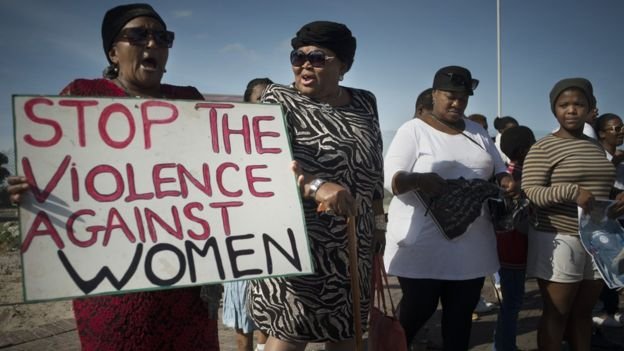 South Africa has one of the world's highest rates of sexual violence