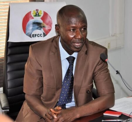 Acting EFCC chairman Ibrahim Magu ozigi