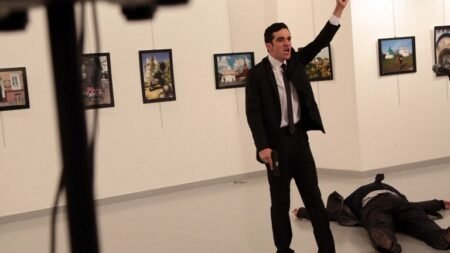 Russian ambassador gunned down in Turkey