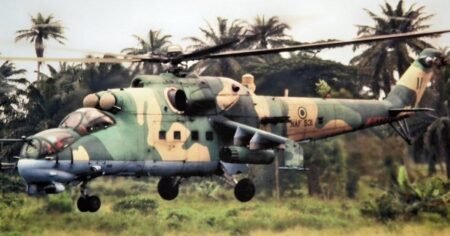 Nigerian Air Force helicopter Kaduna