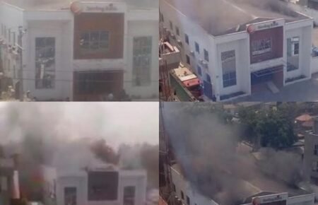 Fire guts Sterlin Bank in Ogun