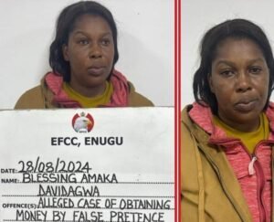 EFCC arraigned fake fertility nurse, Blessing Amaka David-Agwa, for fraud