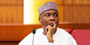 Former Senate President Bukola Saraki was in and out of court