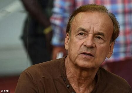 Nigeria's German coach Gernot Rohr