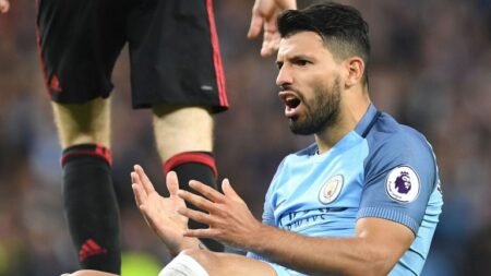 Sergio Aguero has scored six goals in the Premier League so far this season