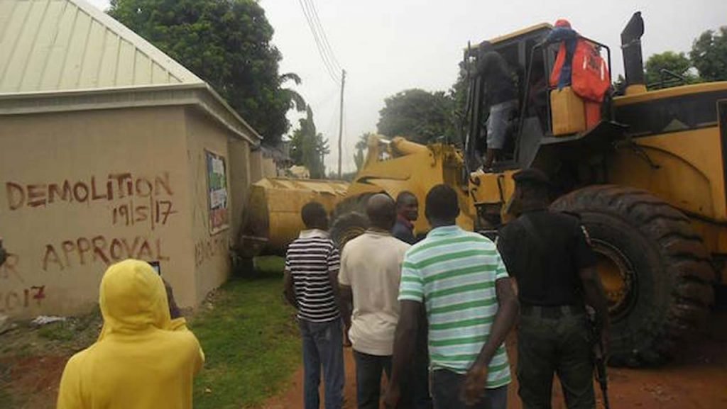 Breeze FM 99.9 demolition
