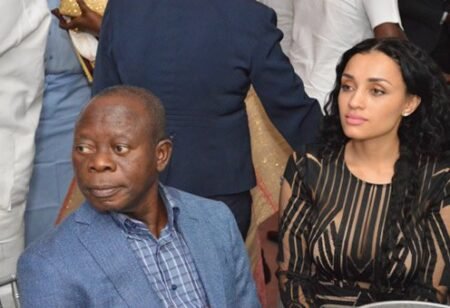 Lara Oshiomhole becomes a Nigerian Adams Oshiomhole and his wife, Lara