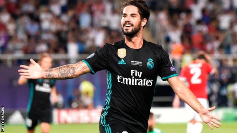 Isco has been diagnosed with acute appendicitis