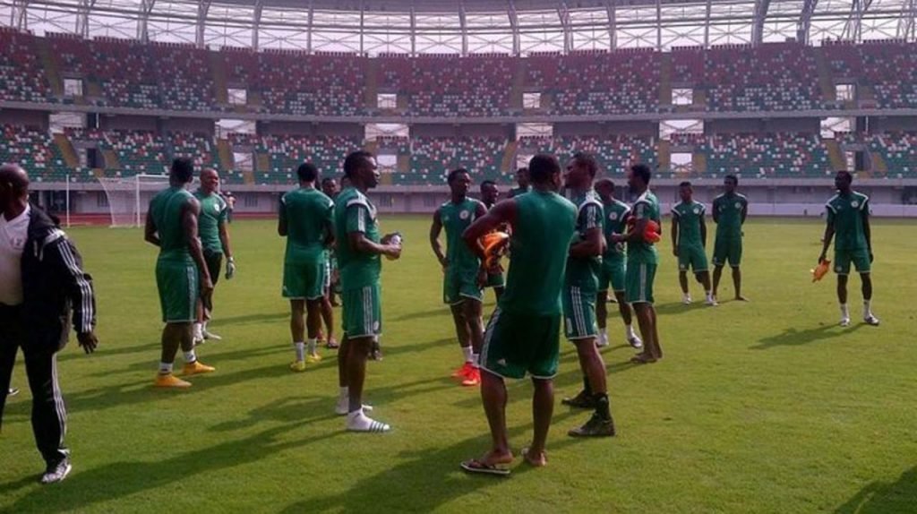 Gov Emmanuel promises Eagles $10,000 per goal Super Eagles training