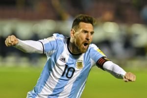Lionel Messi during his Argentina national team career