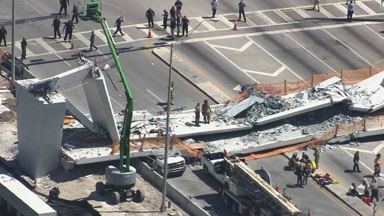 UPDATE: Four dead in Florida university bridge collapse - Chronicle.ng