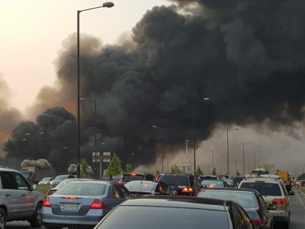 Lagos dumpsite in Ojota gutted by fire