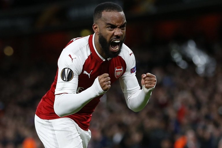 Alexandre Lacazette is subject of transfer from Arsenal