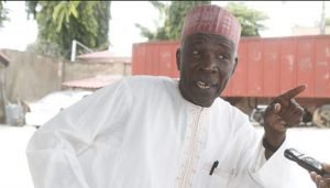 Buba Galadima speaking at the inauguration of the NDC national reconciliation committee