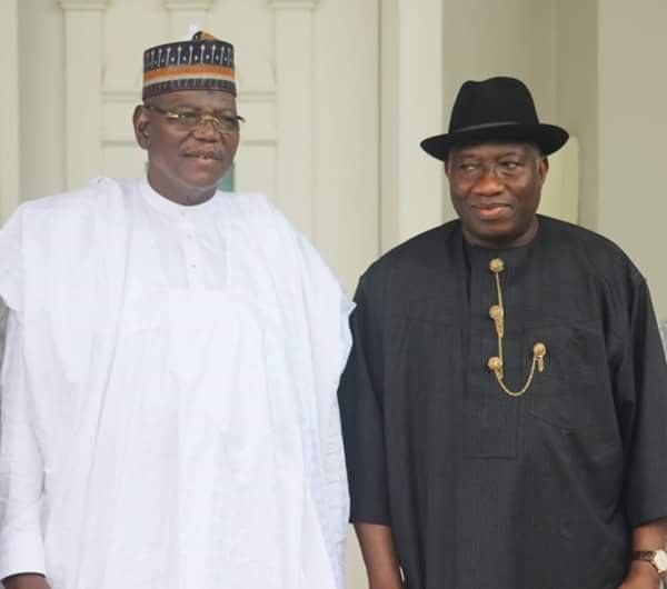 Goodluck Jonathan received Sule Lamido at his residence in Bayelsa, Sout-South Nigeria