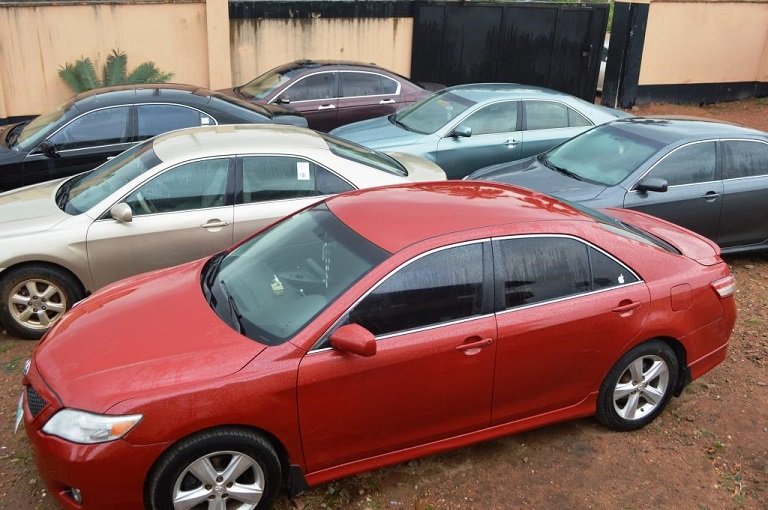 Some of the cars owned by the undergraduates Canada Stolen Cars Nigeria