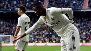 Vinicius apologies over El Clasico outburst Vinicius Jr scored four goals in five games for Real B team under Solari this season