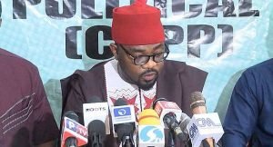 Ikenga Ugochinyere, announced CUPP endorsement of PDP candidate Atiku Abubakar