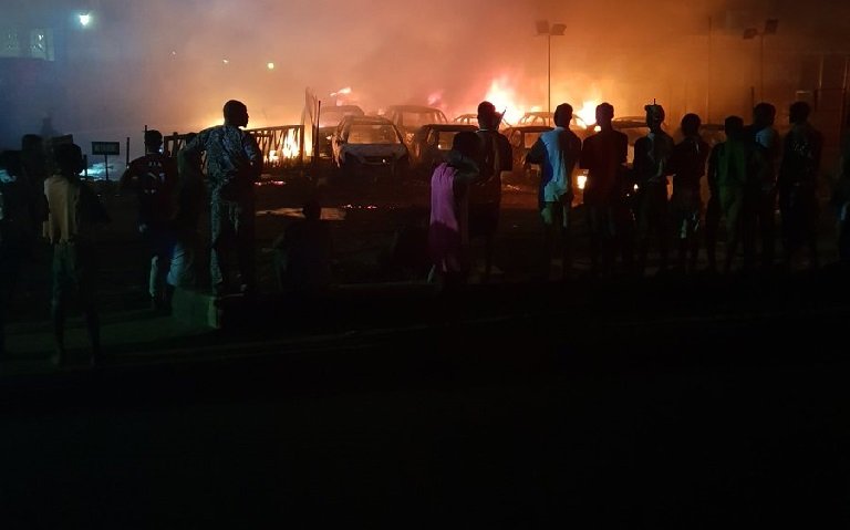 Vandals trigger fire outbreak in Abule Egba Pipeline vandals trigger expulsion in Abule Egba