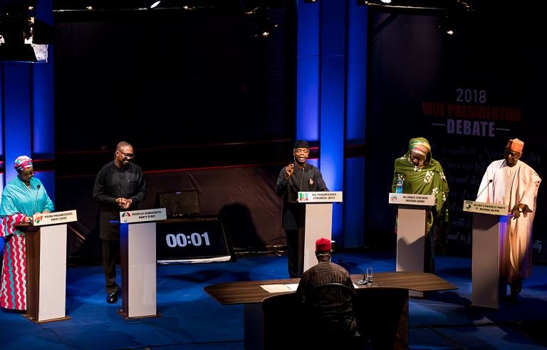 Vice President Yemi Osinbajo floored other Vice Presidential in the 2019 debate