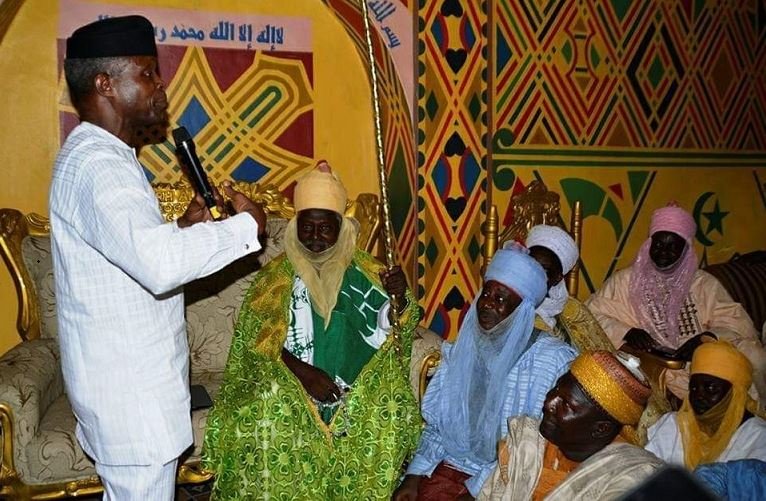 Vice President Yemi Osinbajo met with the Hausa community in Agege
