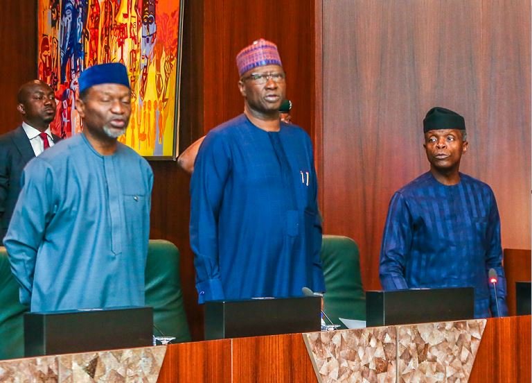 Vice President Yemi Osinbajo presides over NEC Meeting with new minimum wage top of the agenda