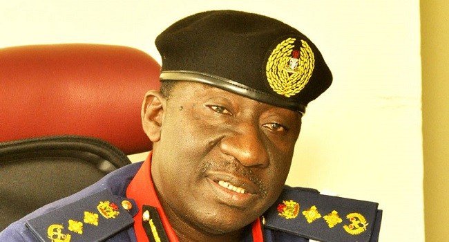 The Commandant General of the Nigeria Security and Civil Defence Corps, Abdullahi Gana,