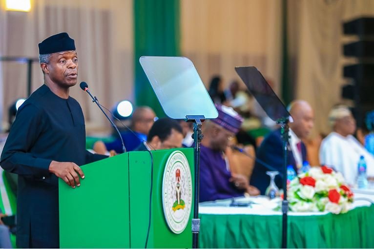VP Osinbajo delivers keynote remarks at the Nigerian Governors Forum