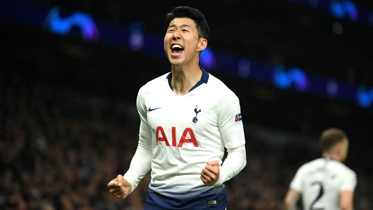 Son Heung-min scored to give Tottenham first leg advantage