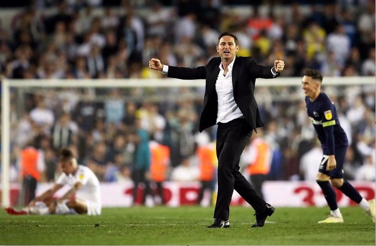 Frank Lampard has taken Derby County to the EFL final in his first season as a manger